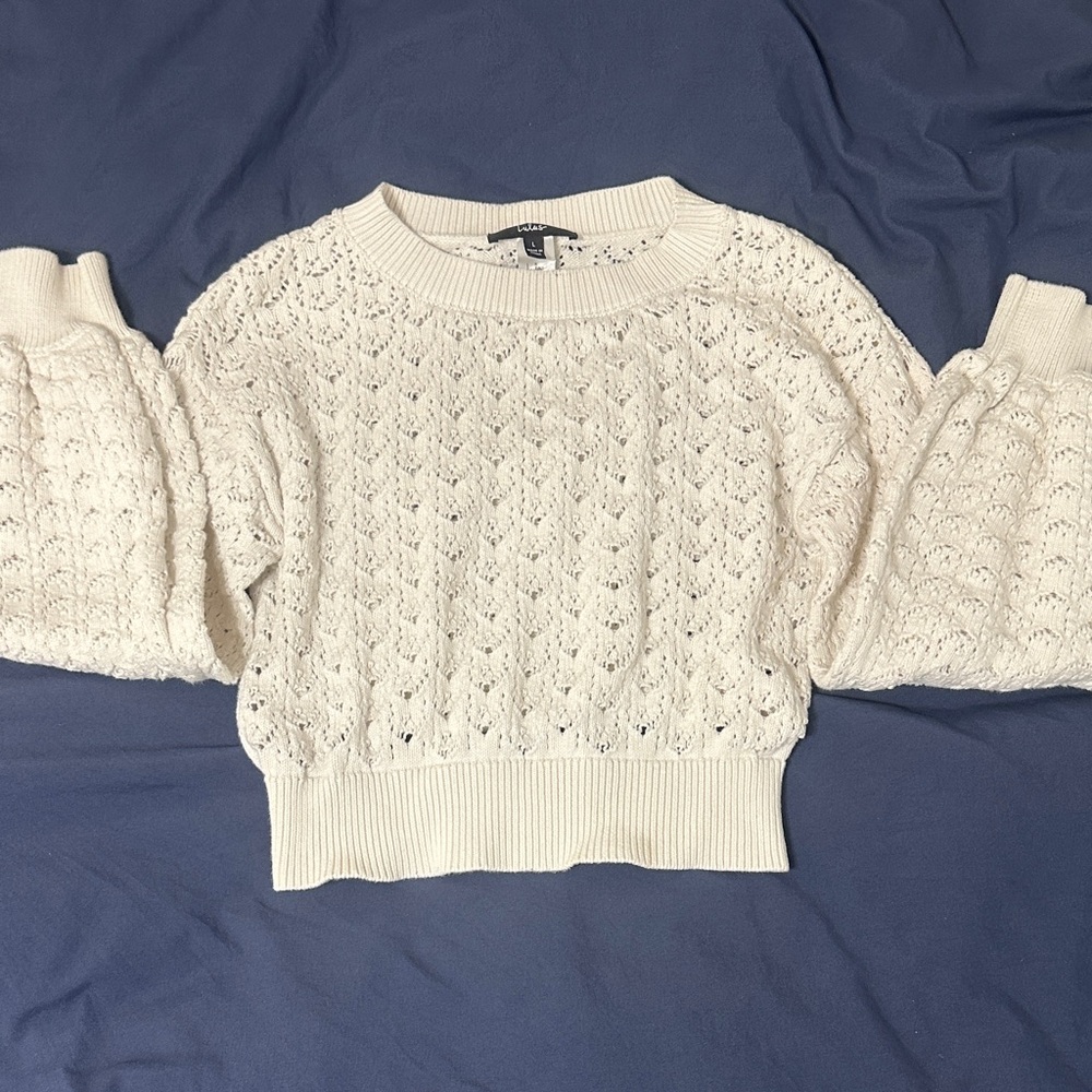 Lulu's Textured Cream Sweater